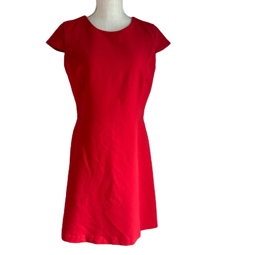 Dalia Women's Short Cap Sleeve Mini Red Dress Size‎ 8